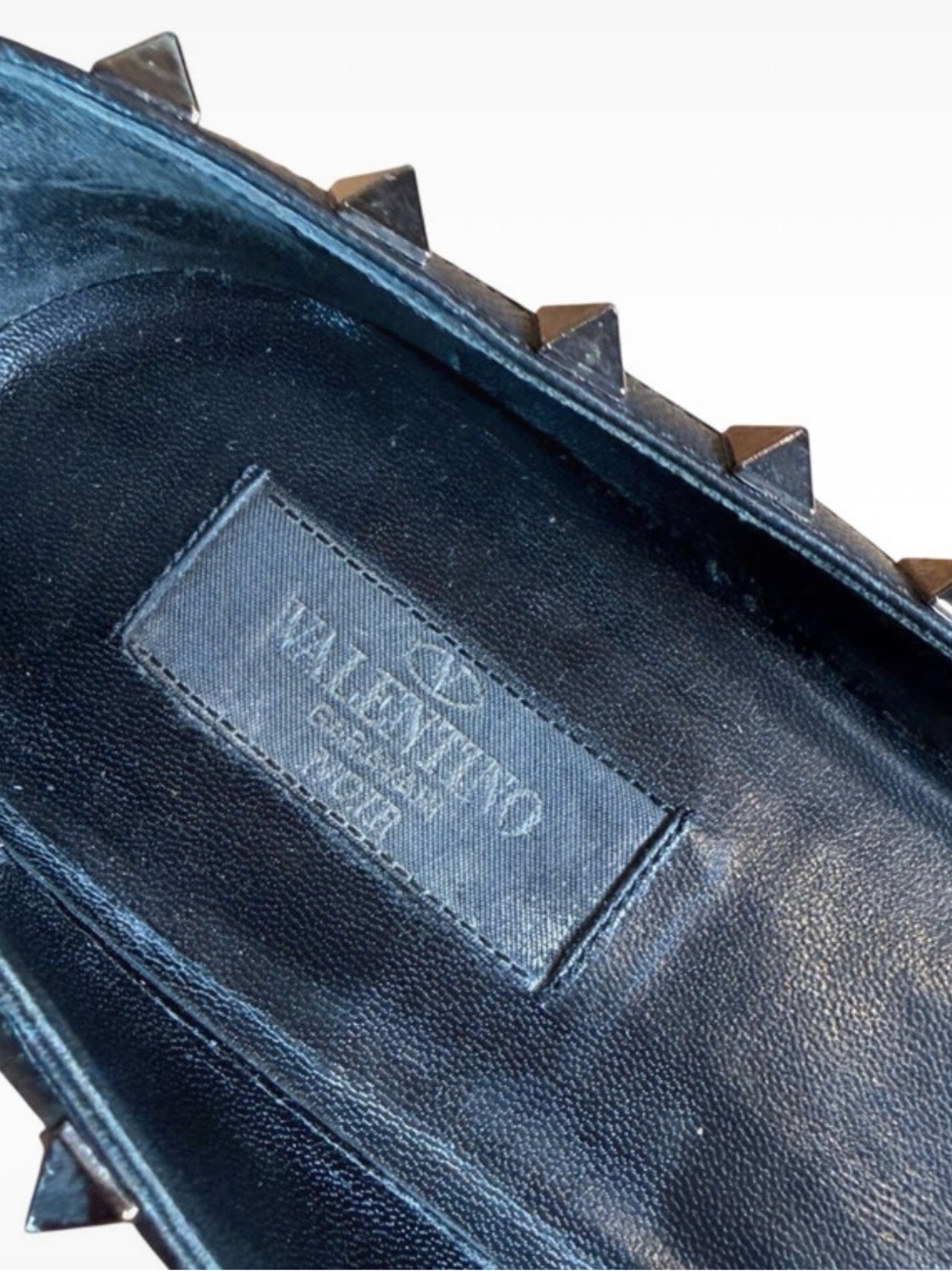 Valentino Garavani Black Patent Noir Rockstud Flats 8.5 - Picture 4 of 11